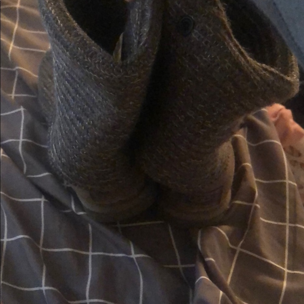 Knit Gray Ugg Boots - image 1